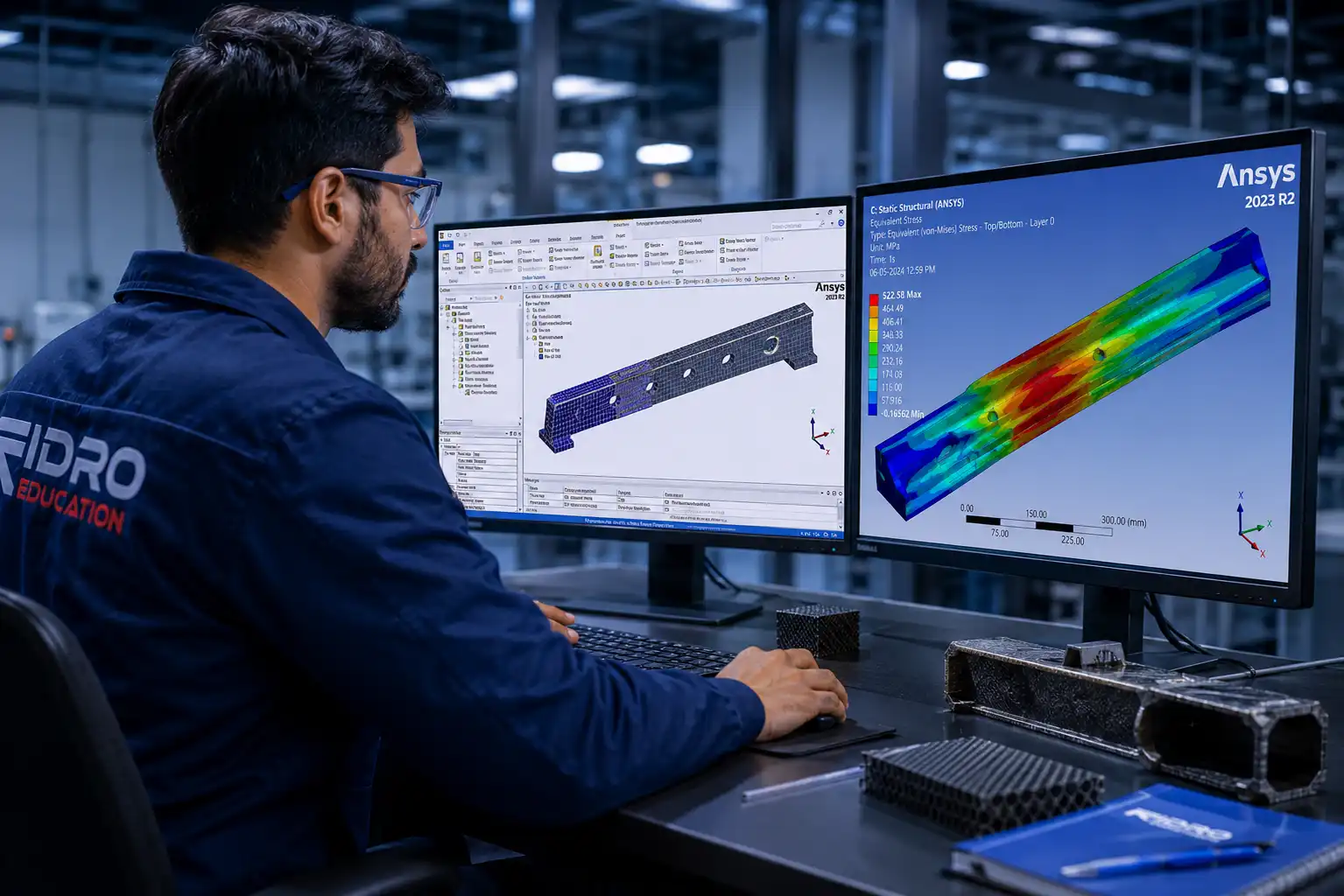 Structural analysis using Ansys Workbench