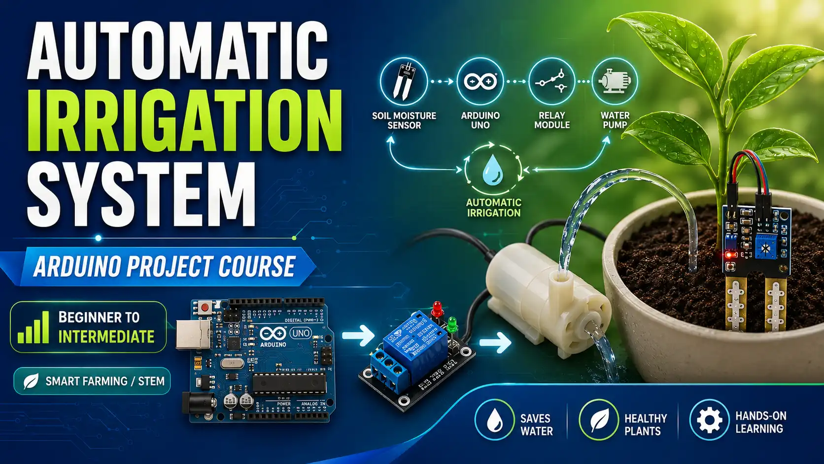 Automatic Irrigation System using Arduino