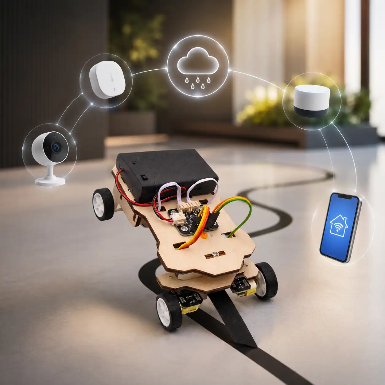 Tracking Car DIY Robotics STEM Kit